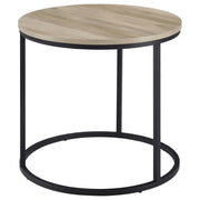 Lainey - Round Faux Marble Side End Table - JaxCo Furniture