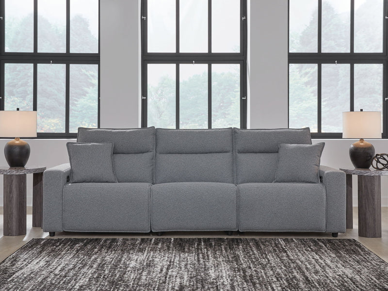 ModMax II - Salt And Pepper - Reclining Sectional - JaxCo Furniture