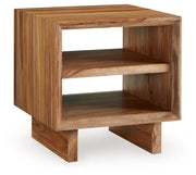 Dressonni - Brown - Square End Table - JaxCo Furniture