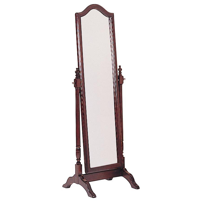 Cabot - Wood Adjustable Length Cheval Mirror - JaxCo Furniture