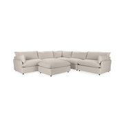 Caplan - 6 Piece Modular Sectional With Ottoman - JaxCo Furniture