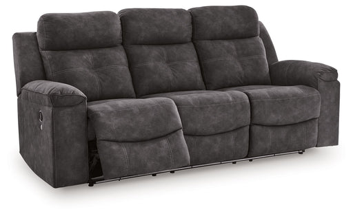 Brysonview - Reclining Sofa - Charcoal - JaxCo Furniture