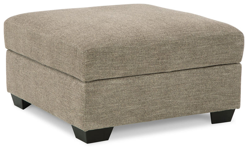 Creswell - Stone - Ottoman With Storage - JaxCo Furniture
