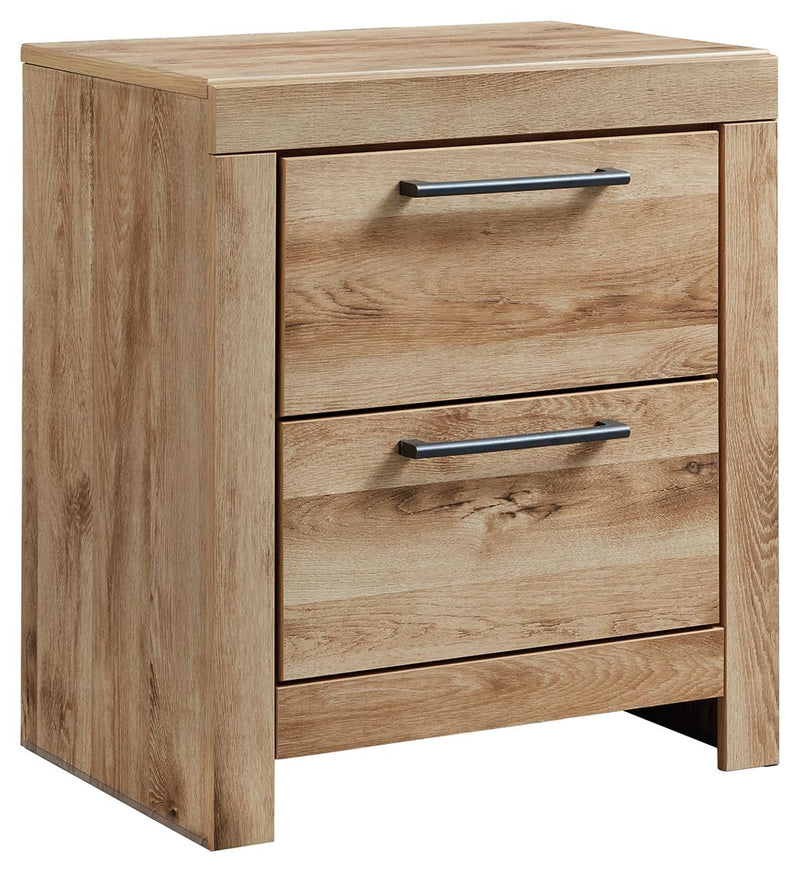 Hyanna - Tan Brown - Two Drawer Night Stand - JaxCo Furniture