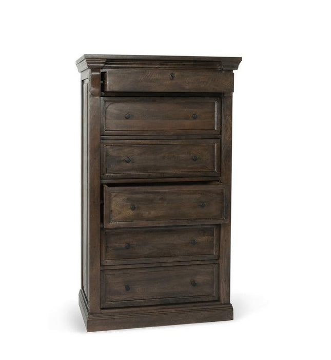 Adelaide - Wood 6 Drawer Chest - Cocoa Brown - JaxCo Furniture