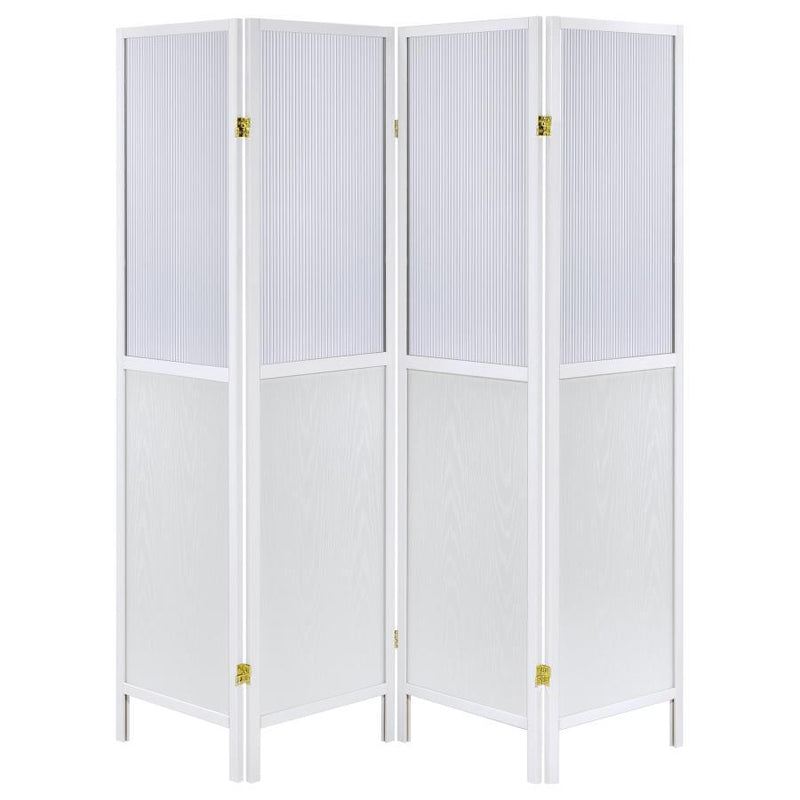 Mattison - 4-Panel Room Divider Folding Shoji Screen - JaxCo Furniture