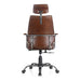 Executive - Office Chair - Dark Brown - Leather - JaxCo Furniture