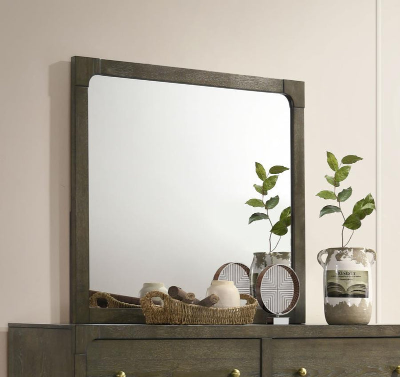 Gran Park - Dresser Mirror - Dark Cocoa - JaxCo Furniture