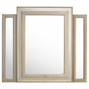 Lorient - LED Dresser Mirror - Ivory And Camel - JaxCo Furniture