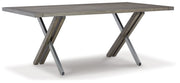 Krystanza - Weathered Gray - Rectangular Dining Room Table - JaxCo Furniture