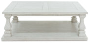 Arlendyne - Antique White - Rectangular Cocktail Table - JaxCo Furniture
