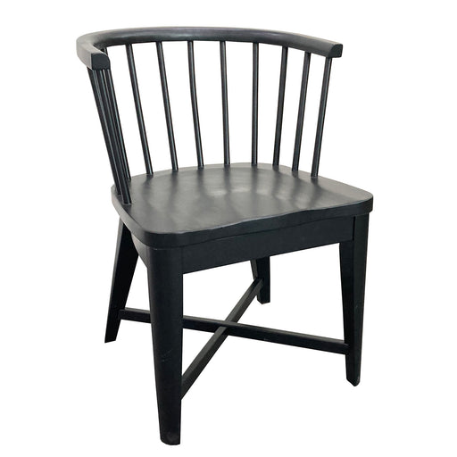 Americana Modern Dining - Barrel Dining Chair (Set of 2) - Black - JaxCo Furniture