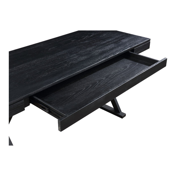 Profecto - Desk - Black Ash - JaxCo Furniture