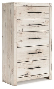 Lawroy - Light Natural - Five Drawer Chest - JaxCo Furniture