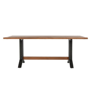 Bellamy - Dining Table - Honey / Black - JaxCo Furniture