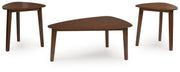 Lyncott - Brown - Occasional Wood Table Set (Set of 3) - JaxCo Furniture
