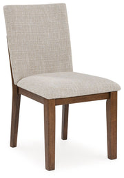 Kraeburn - Beige / Brown - Dining Upholstered Side Chair (Set of 2) - JaxCo Furniture