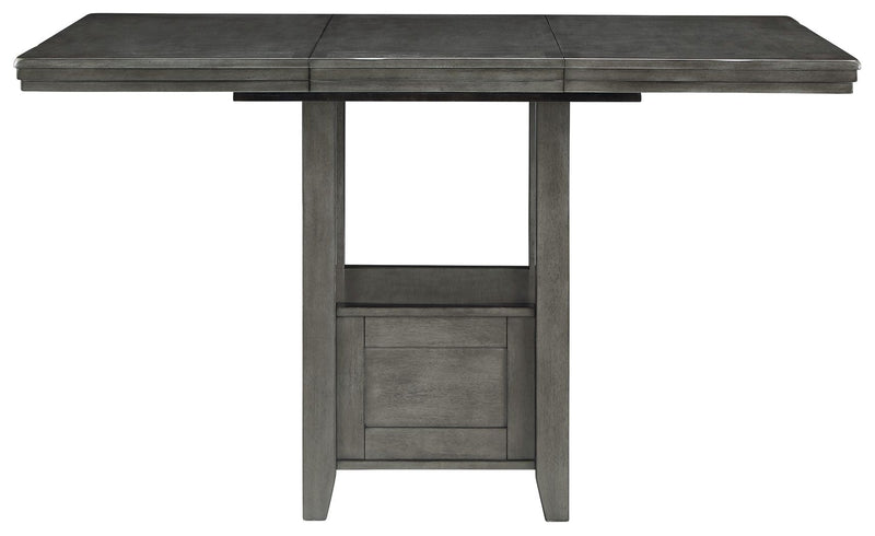 Hallanden - Gray - Rectangular Dining Room Counter Extension Table - JaxCo Furniture