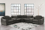 Center Line - Power Recliner Sectional - JaxCo Furniture