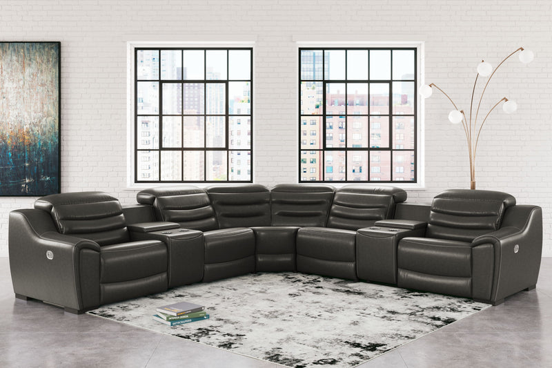 Center Line - Power Recliner Sectional - JaxCo Furniture