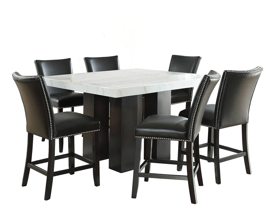 Camila - Square Counter Dining Set - White Top - JaxCo Furniture