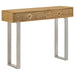 Draco - 2-Drawer Console Table Hand Carved Details - Natural - JaxCo Furniture