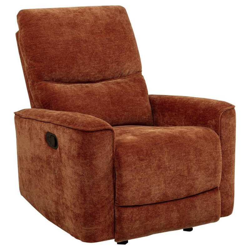 Navarro - Chenille Upholstered Glider Recliner - JaxCo Furniture