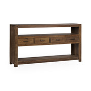 Mattai - 4 Drawer Console Table - Natural - JaxCo Furniture