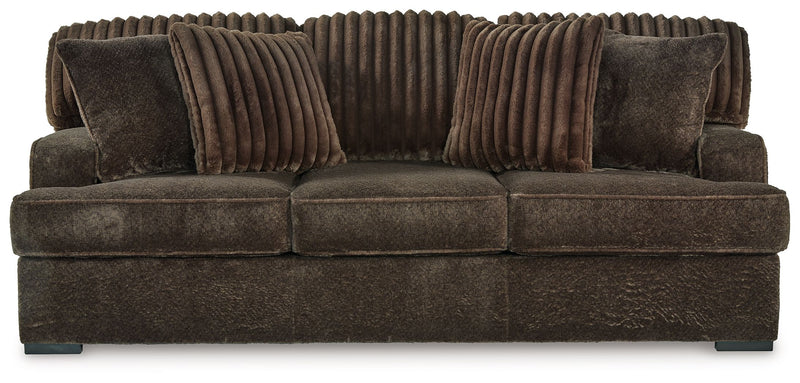 Aylesworth - Chocolate - Sofa - JaxCo Furniture