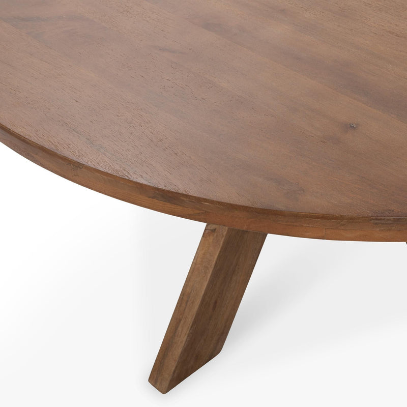 Rodrigo - Round Dining Table - Hickory Brown - JaxCo Furniture