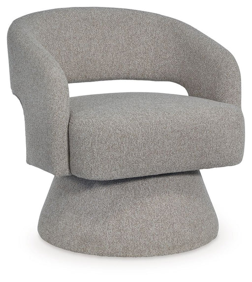 Nashkins - Swivel Accent Chair - Pebble - JaxCo Furniture