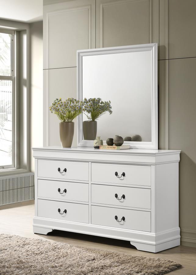 Louis Philippe - Six-Drawer Dresser - JaxCo Furniture