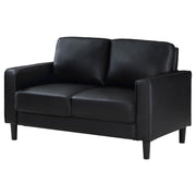 Ruth - Upholstered Track Arm Loveseat - JaxCo Furniture