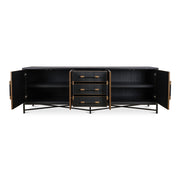 Mako - Large Sideboard - Black - JaxCo Furniture