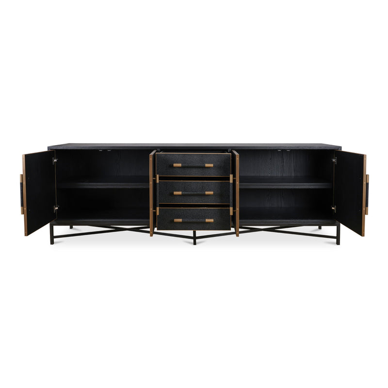 Mako - Large Sideboard - Black - JaxCo Furniture