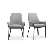 Lloyd - Dining Chair (Set of 2) - Dark Gray - JaxCo Furniture