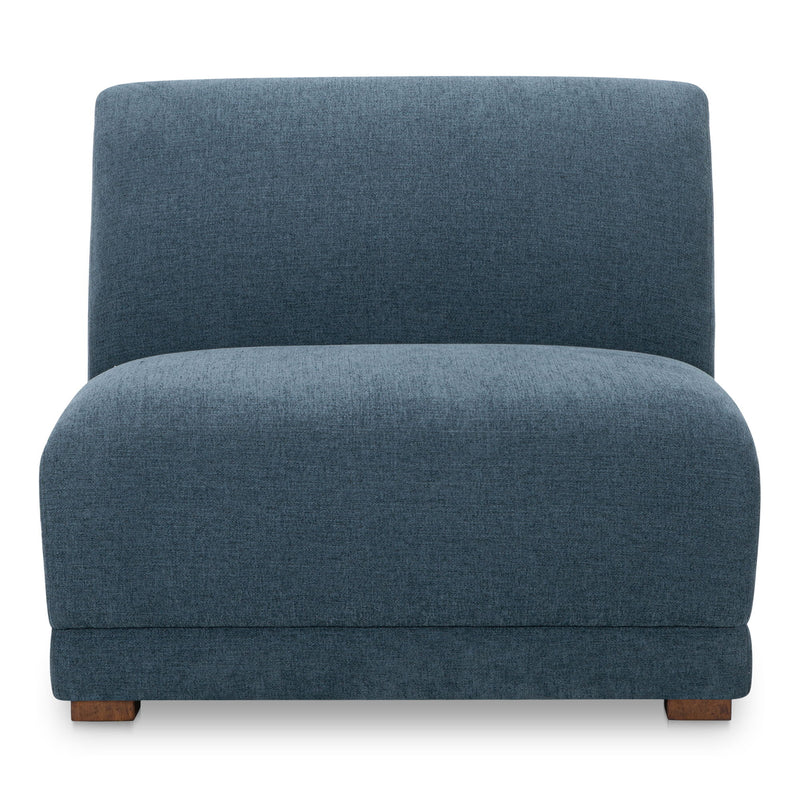 Fraser - Slipper Chair - Deep Blue - JaxCo Furniture