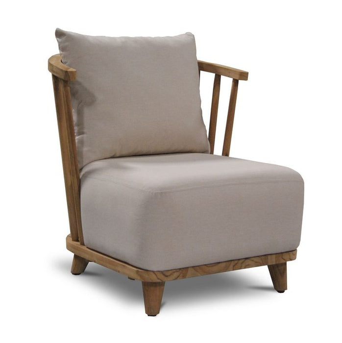 Hearst - Outdoor Accent Chair - Natural - JaxCo Furniture