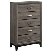 Watson - 5-Drawer Bedroom Chest - Gray Oak - JaxCo Furniture