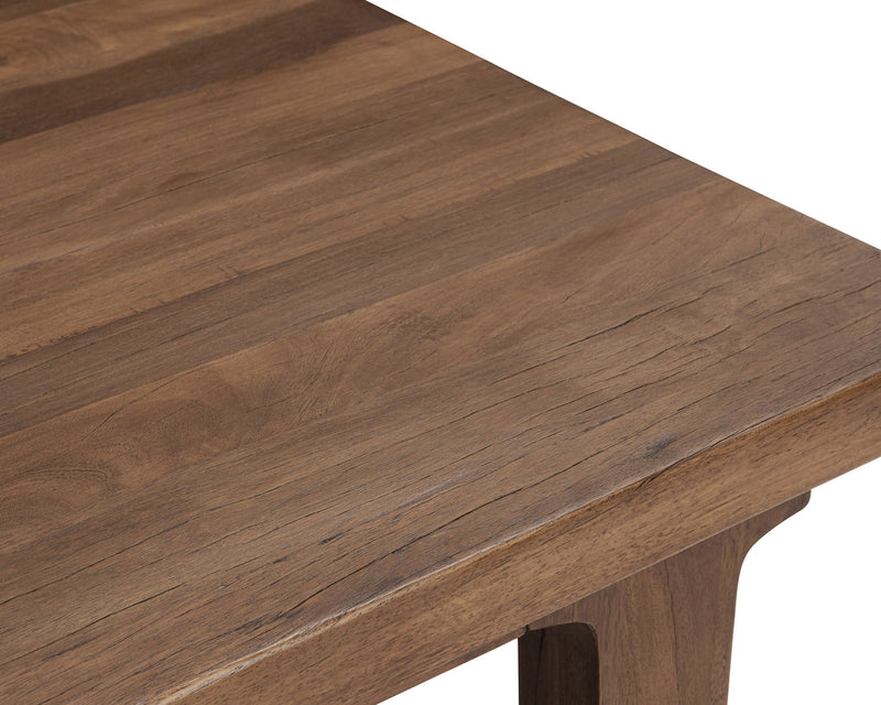 Carmel - Reclaimed Wood Rectangle Coffee Table - Earthy Terra - JaxCo Furniture