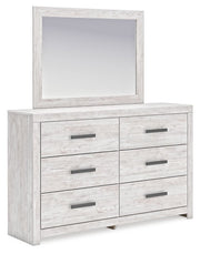 Cayboni - Whitewash - Dresser And Mirror - JaxCo Furniture