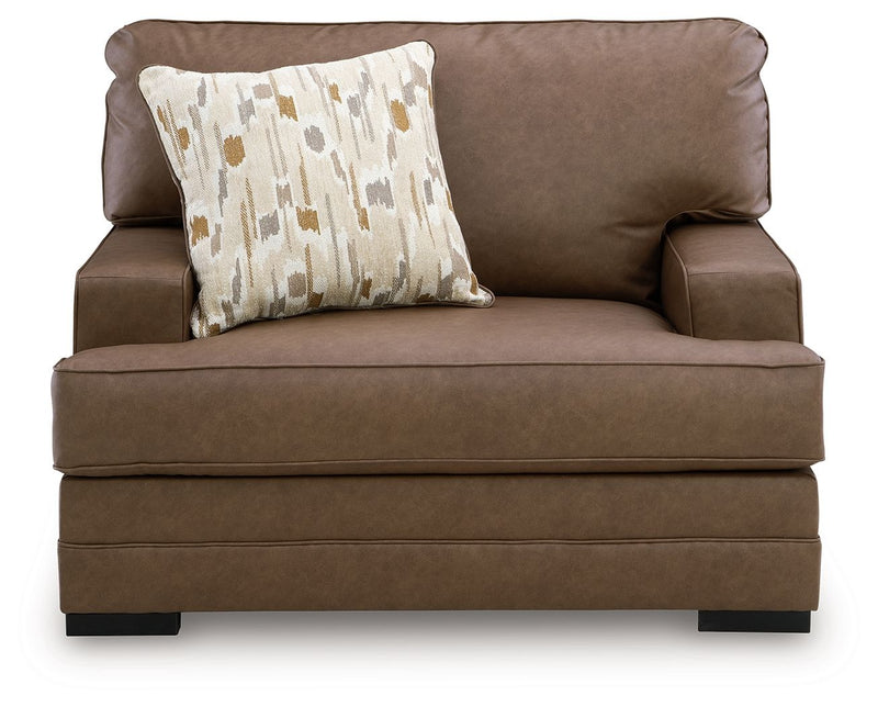 VillaCourt - Caramel - Chair And A Half - JaxCo Furniture