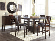 Haddigan - Dining Table With Bar Stools - JaxCo Furniture