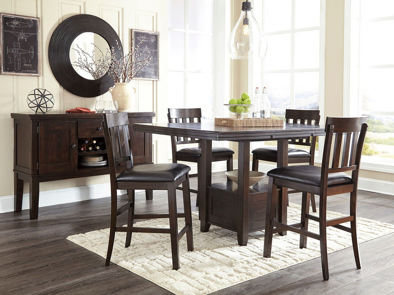 Haddigan - Dining Table With Bar Stools - JaxCo Furniture