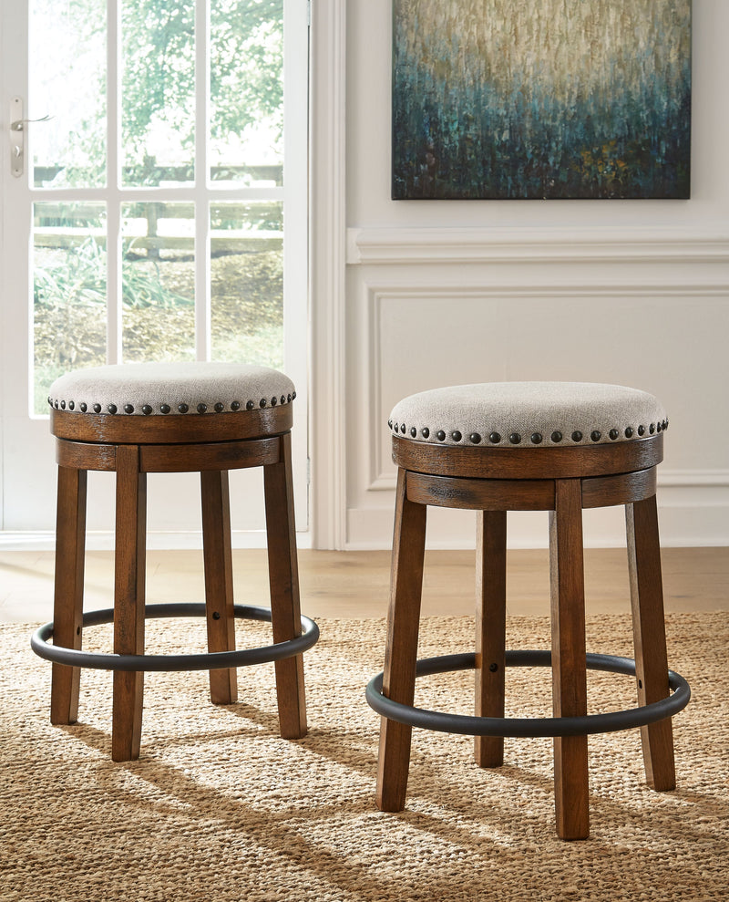 Valebeck - Upholstered Swivel Stool - JaxCo Furniture
