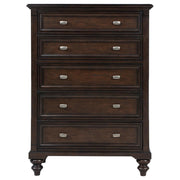 Andover - 5-Drawer Chest Of Drawers - Dark Oak - JaxCo Furniture