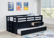 Carlsbad - Wood Captains Bed With Trundle - JaxCo Furniture