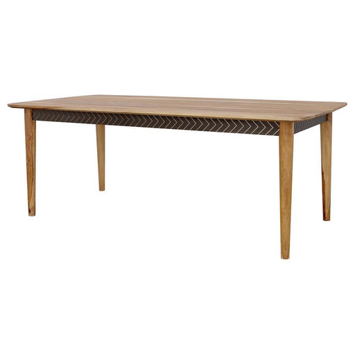 Partridge - Rectangular Dining Table - Natural Sheesham - JaxCo Furniture