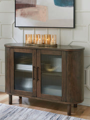 Mayridge - Medium Brown - Accent Cabinet - JaxCo Furniture