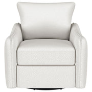 Madia - Upholstered Sloped Arm Swivel Glider Chair - JaxCo Furniture